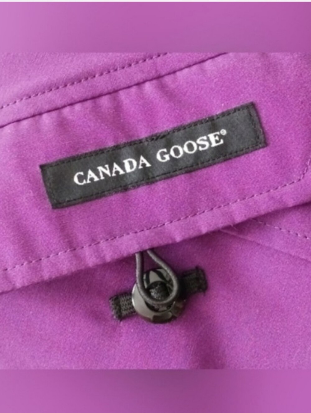 Canada Goose Brittania Purple Parka ,coat Size Girls XL/18/,women Size XS - Picture 10 of 16